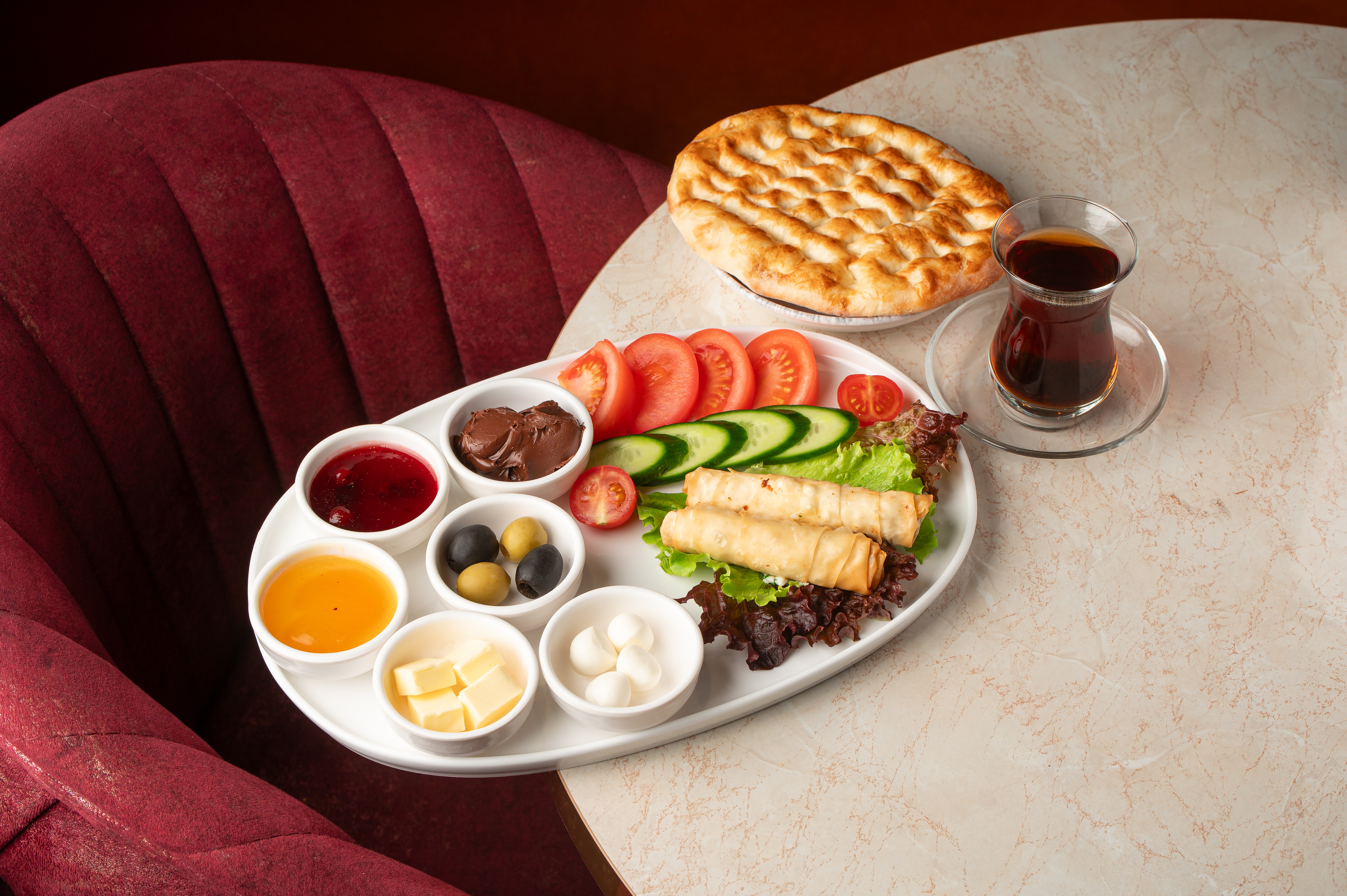 1 kişilik kahvaltı